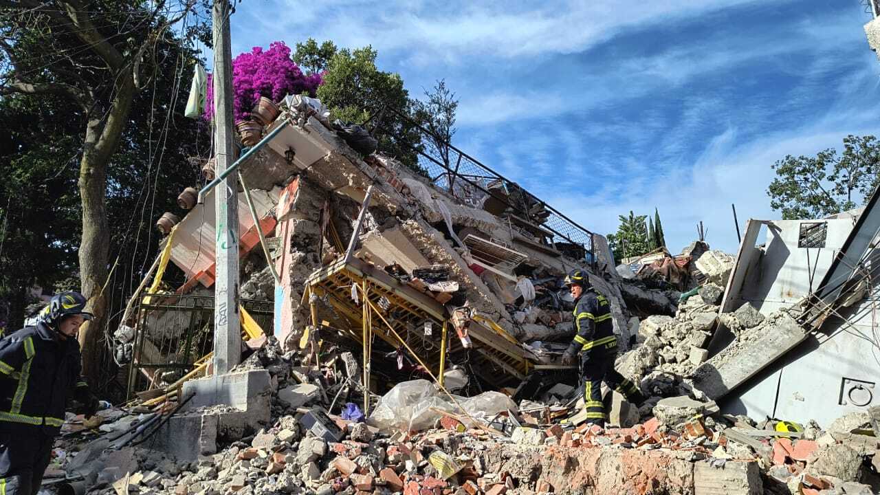 Explota casa en Tlalpan