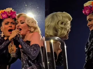 Sorprende Salma con Madonna