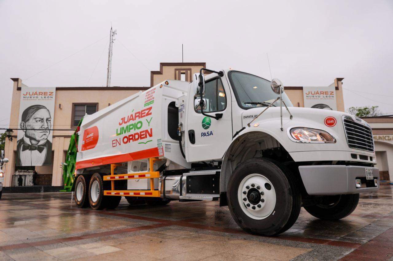 Estrena Juarez nuevos camiones de basura